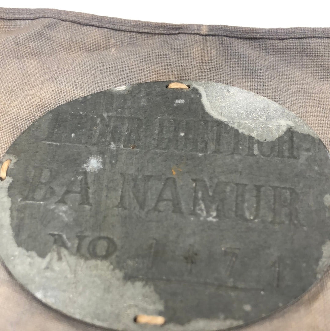 Pulsera primera guerra mundial con enumeración.