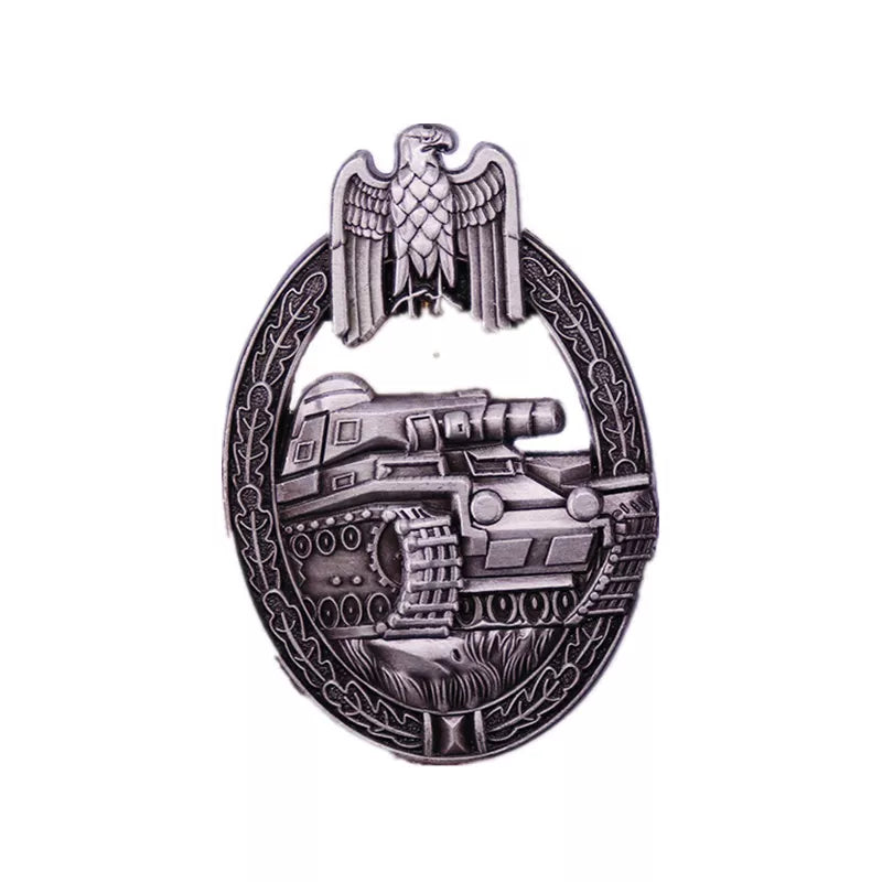 Sale German Armored Tank Enamel Pins WW2 Military Brooches Metal Medal Eagle Badges Pin Backpack Accessories Jewelry