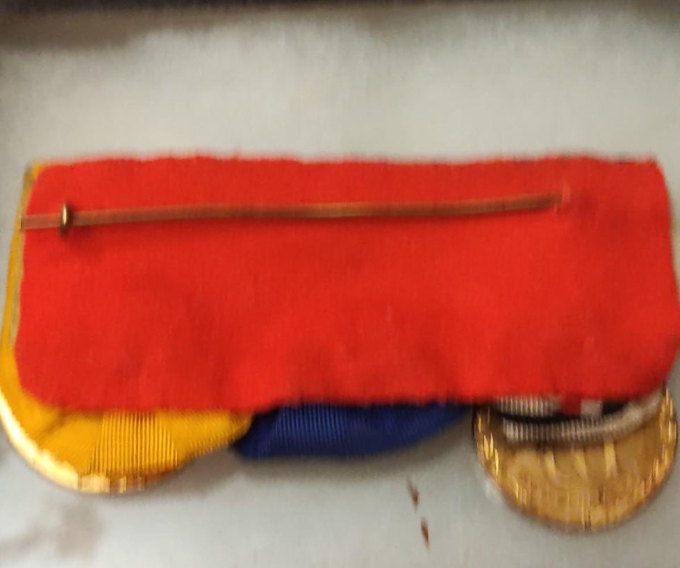 Decorative pin with 3 German imperial decorations