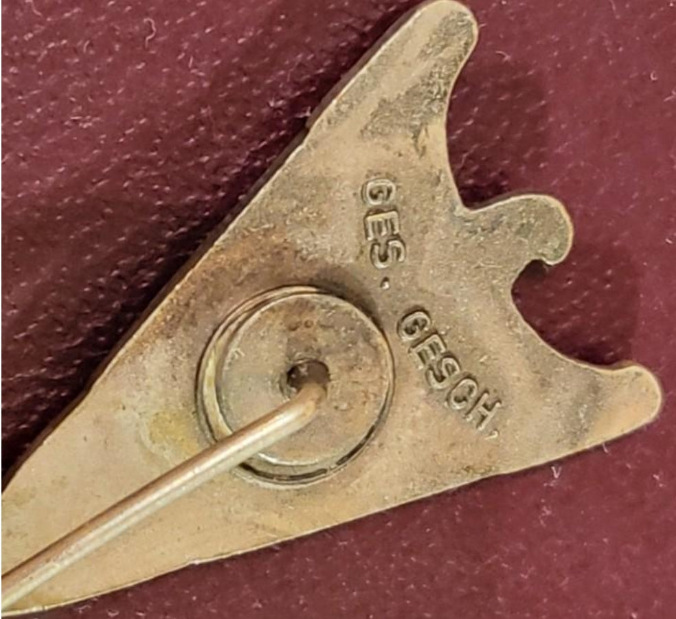 NSDAP Aviation union badge in silver