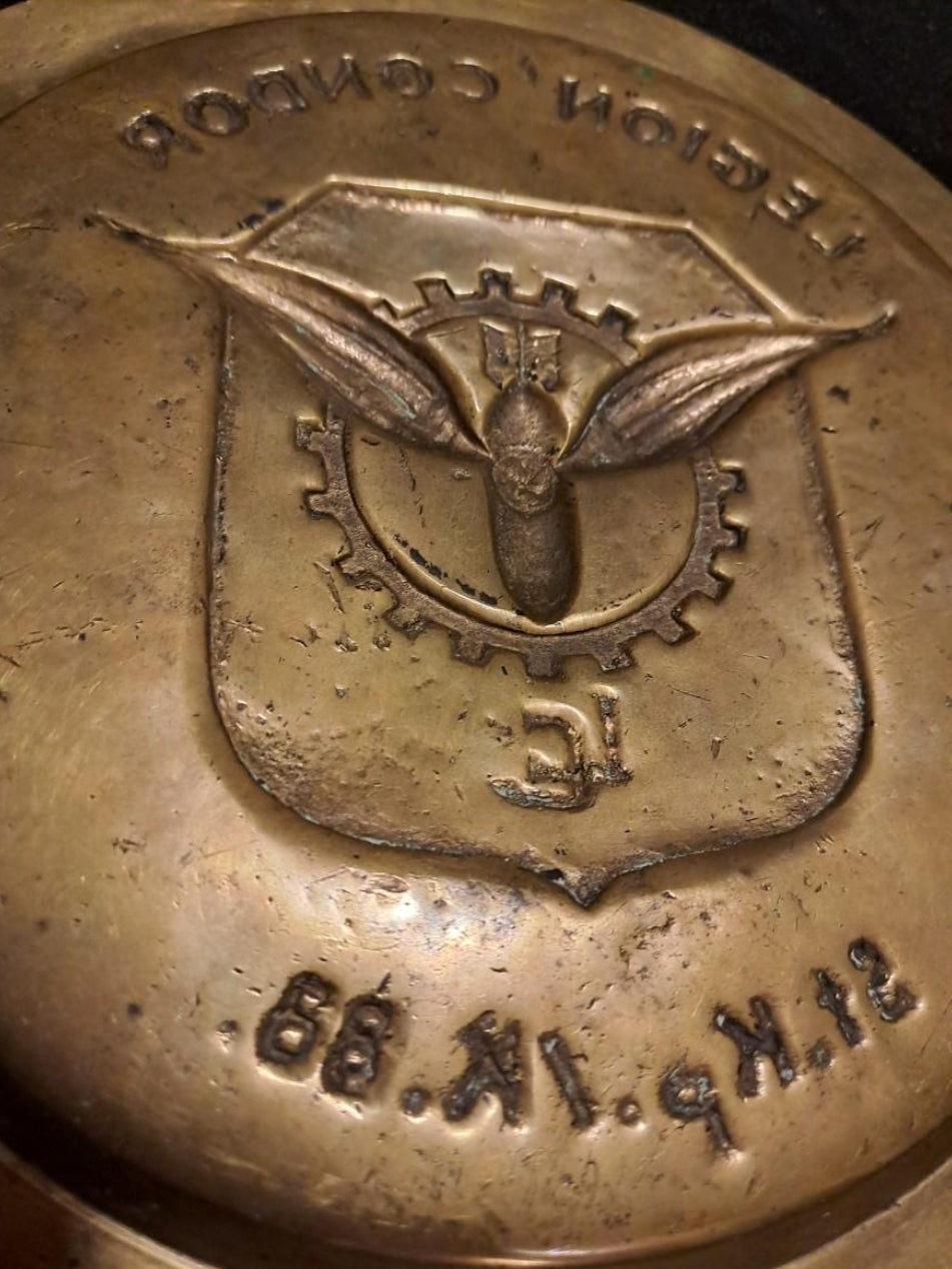 Condor Legion bronze plate