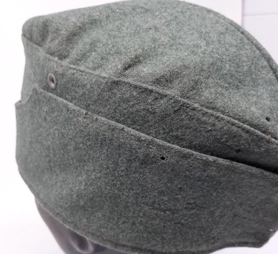 Gorra de cuartel de artillería alemana - Segunda Guerra Mundial
