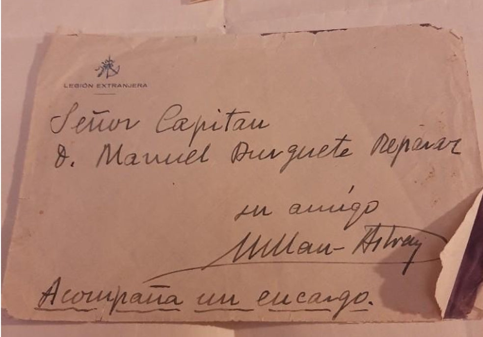 Letter from MILAN-ASTRAY with signature