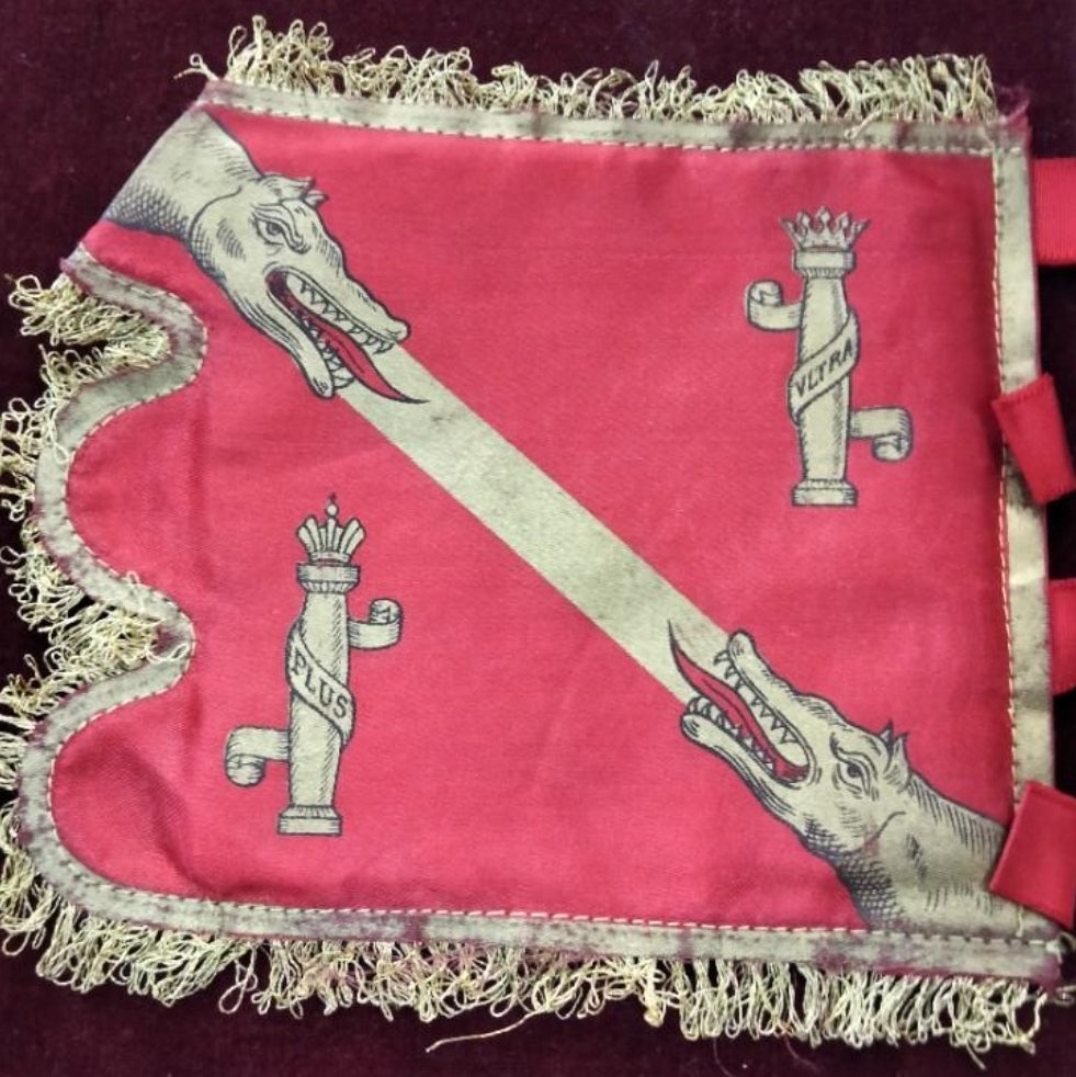 Table pennant of the guard of his excellency of his generalissimo