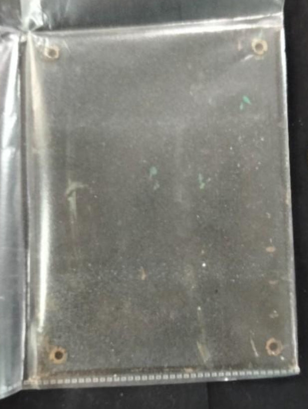 Réplica del cartel de excombatientes de posguerra.