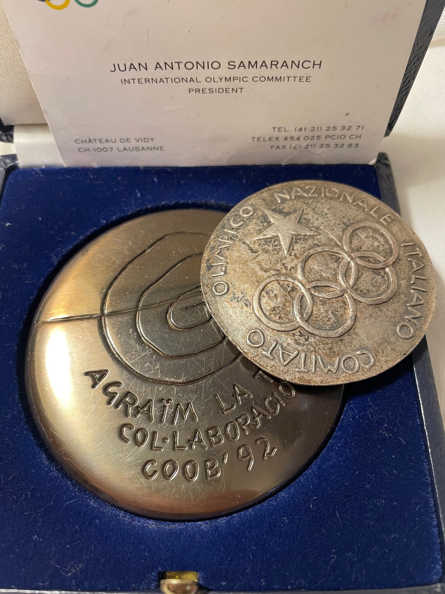 Lote medallas. Olimpiadas Barcelona 92