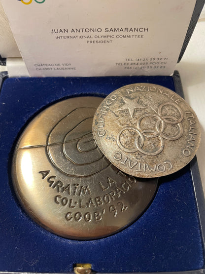 Lote medallas. Olimpiadas Barcelona 92