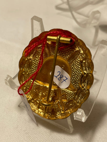 Distintivo Herido Oro. Primera Guerra Mundial