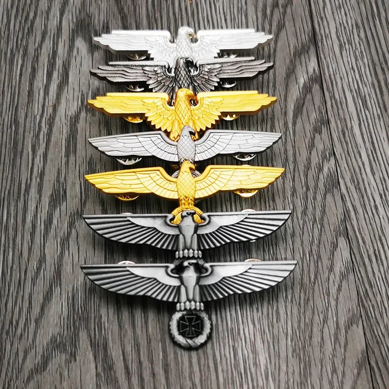 Insignia de Honor de Cruz de Prusia y águila de Alemania, alfileres de solapa, insignia de Metal, colección de recuerdos, regalos artísticos de estrella de la suerte y la riqueza 