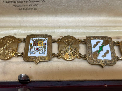 Pulsera de la legión española. Plata. Banderas Legión