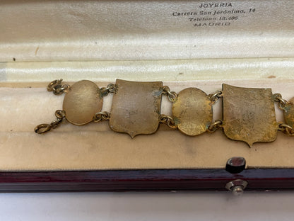 Pulsera de la legión española. Plata. Banderas Legión