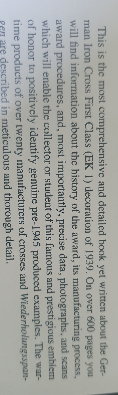 The Iron Cross 1. Class