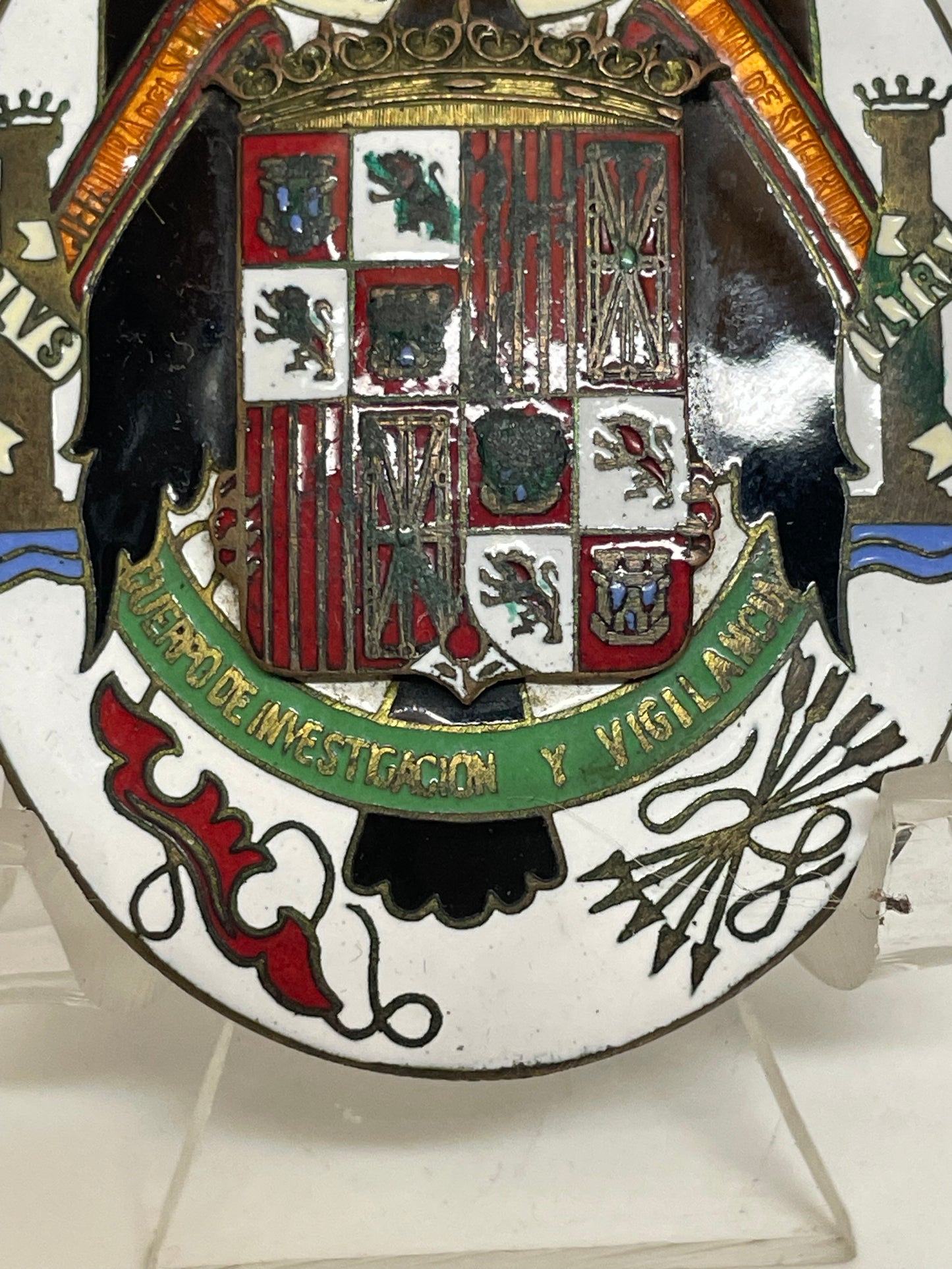 Insignia Cuerpo de Seguridad 1940. Espada