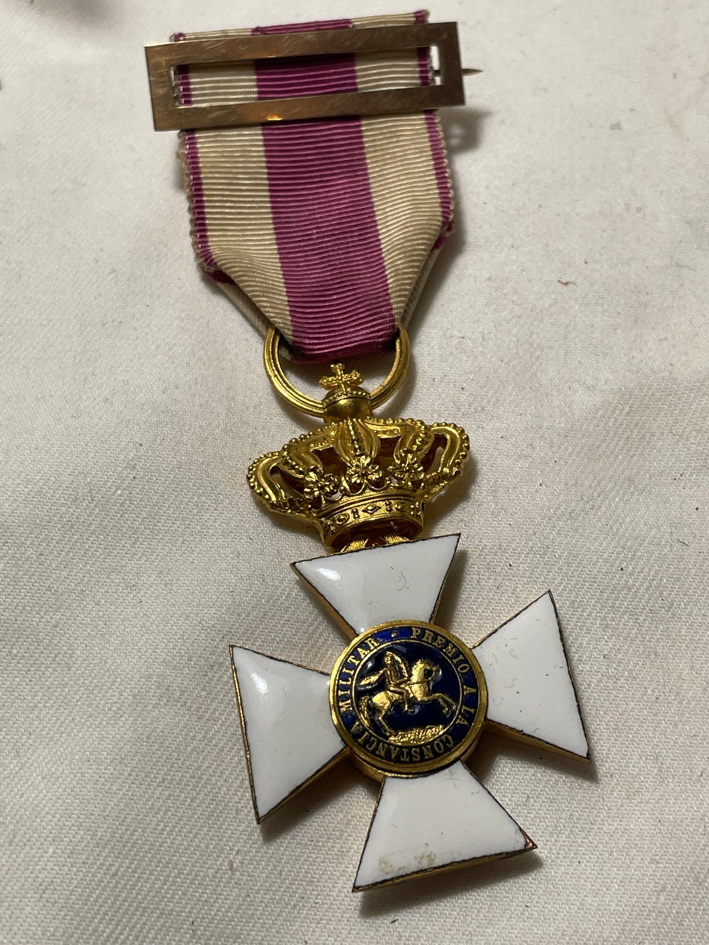 Medalla Orden SAN Hermenegildo. Constancia militar