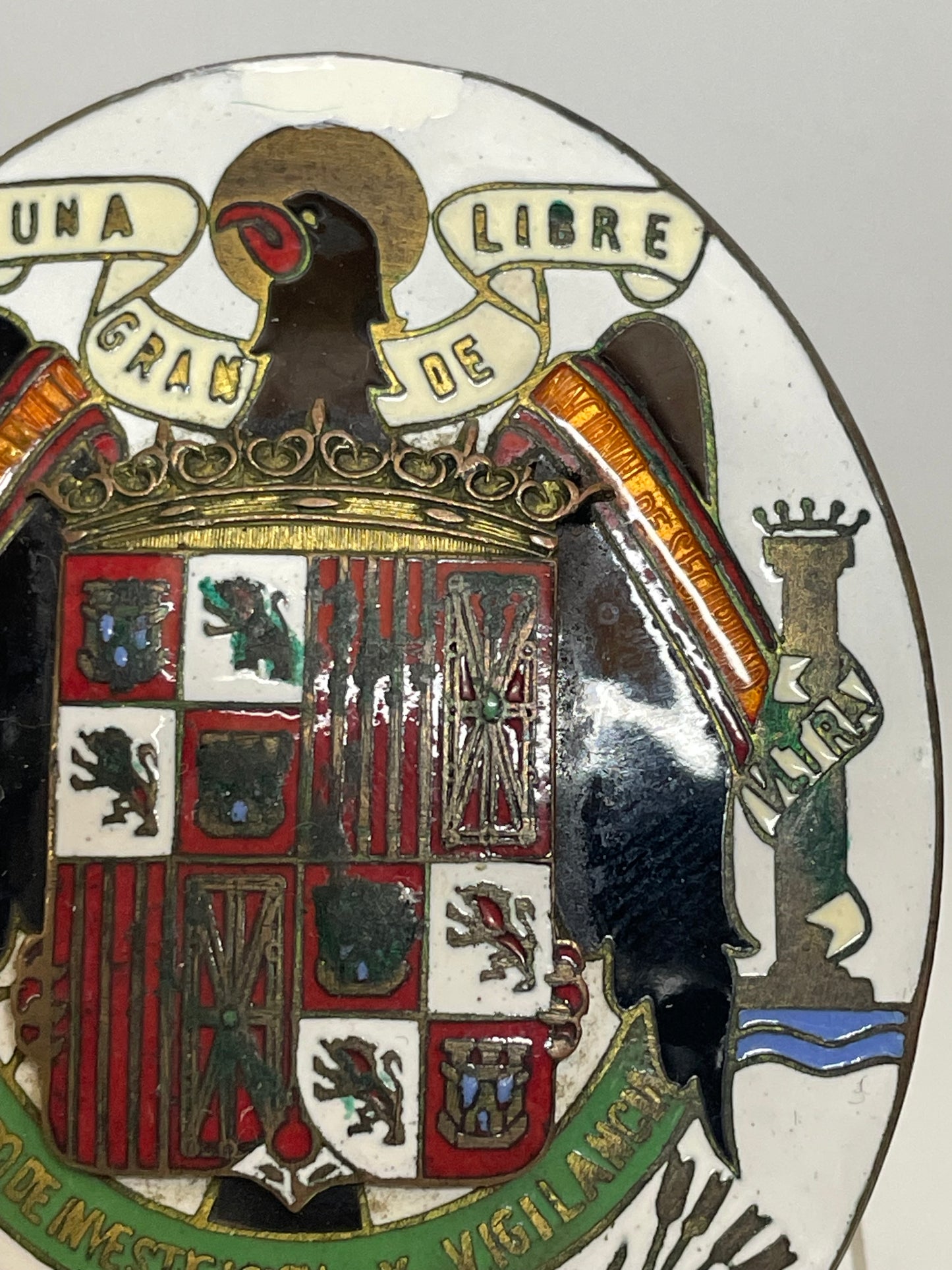 Insignia Cuerpo de Seguridad 1940. Espada