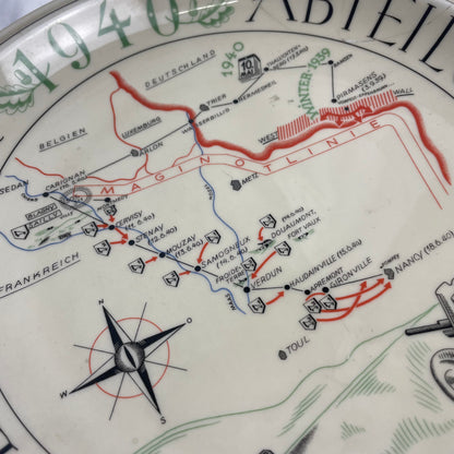 PANZER MAP PLATE 1940