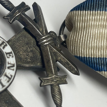 Bavarian cross of military merit 2 class with swords WW1