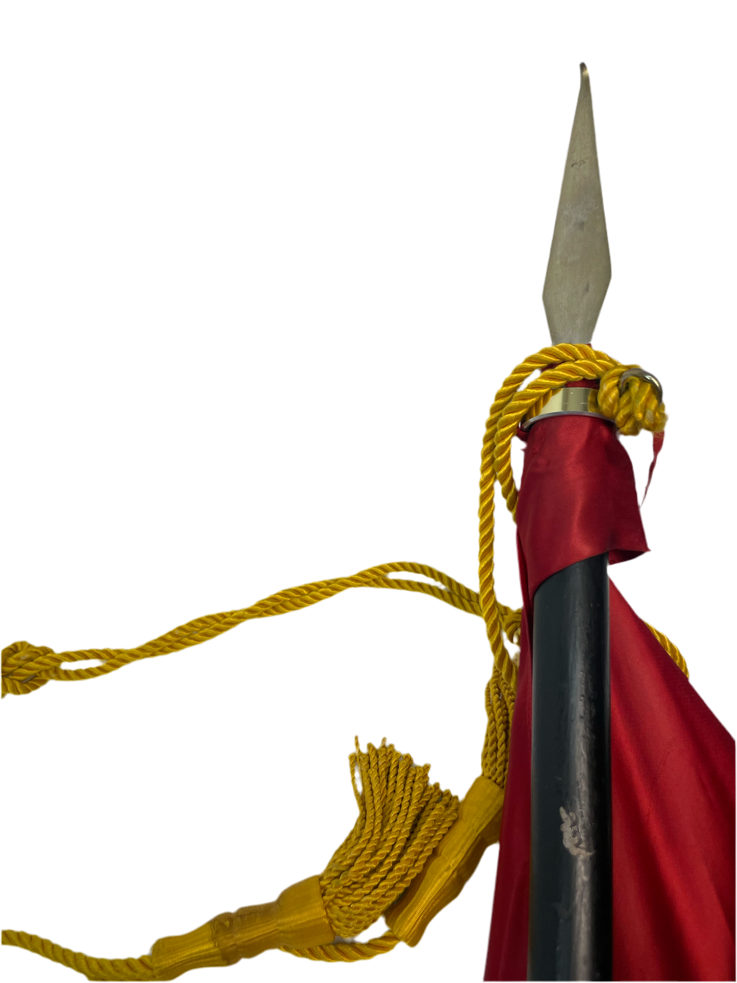 Spanish Embroidered Regime Flag from a Minister. Postwar with eagle emblem