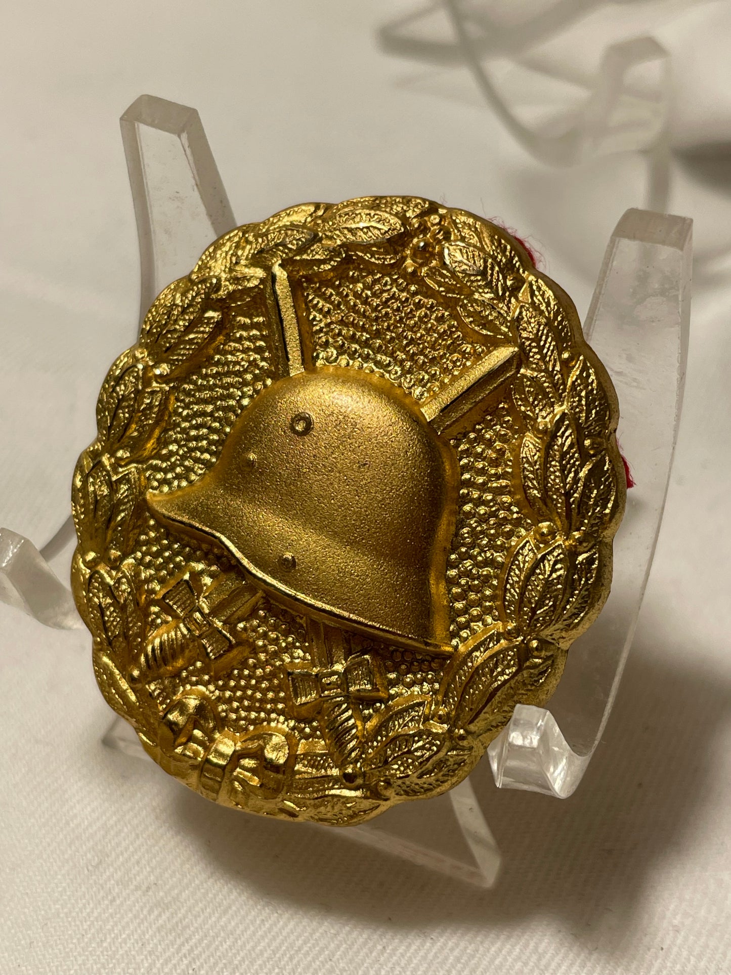 Distintivo Herido Oro. Primera Guerra Mundial