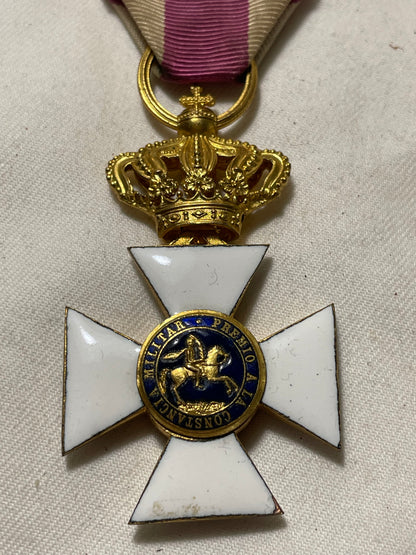 Medalla Orden SAN Hermenegildo. Constancia militar