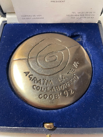 Lote medallas. Olimpiadas Barcelona 92