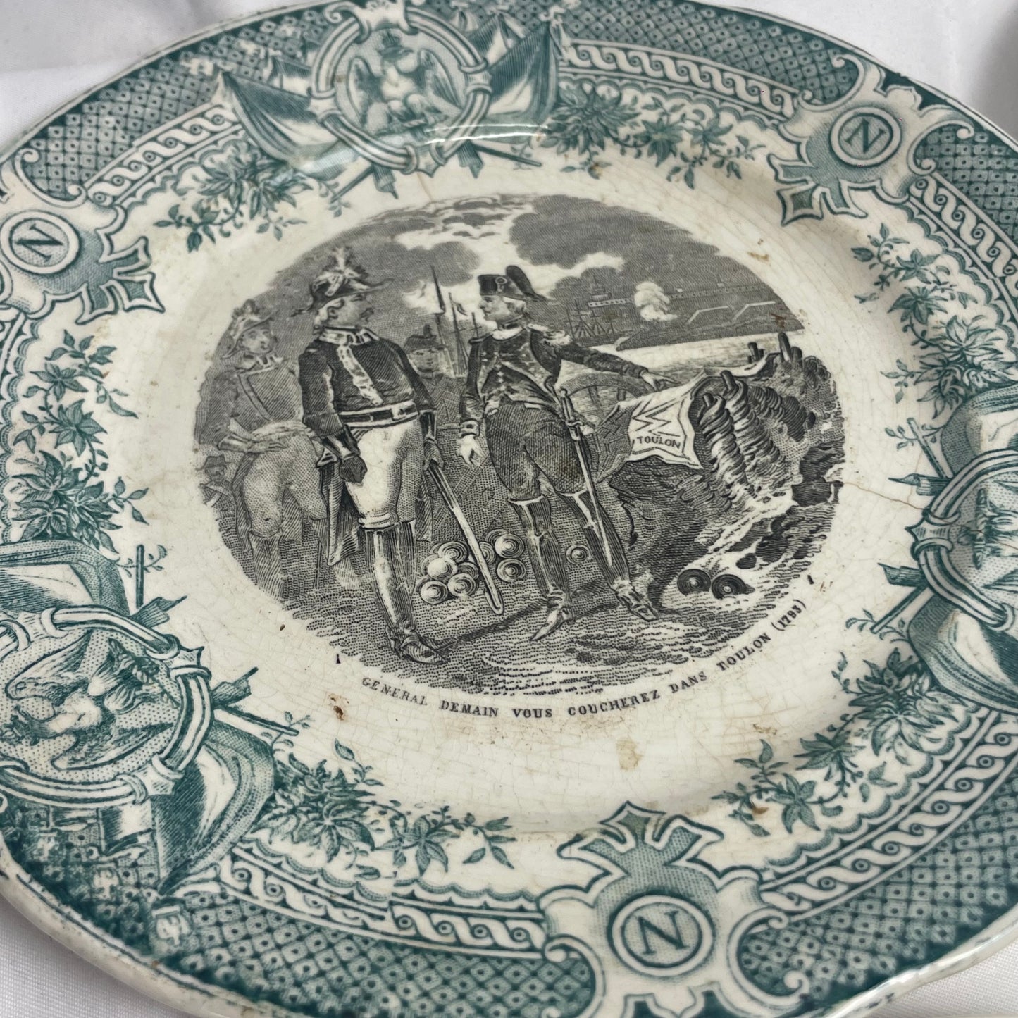 4 plates set from napoleon bonaparte 1920