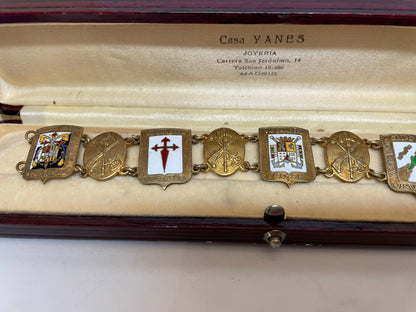 Pulsera de la legión española. Plata. Banderas Legión