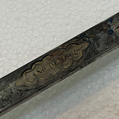 Magnifico espadin de casa real época isabel II