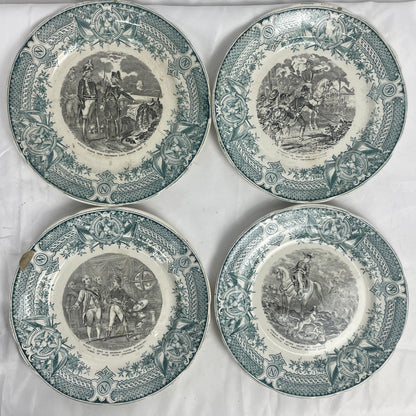 4 plates set from napoleon bonaparte 1920