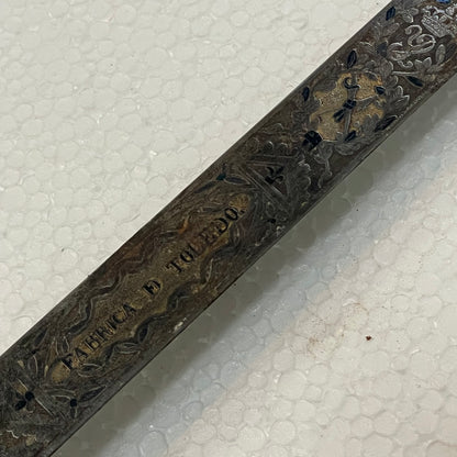 Magnifico espadin de casa real época isabel II