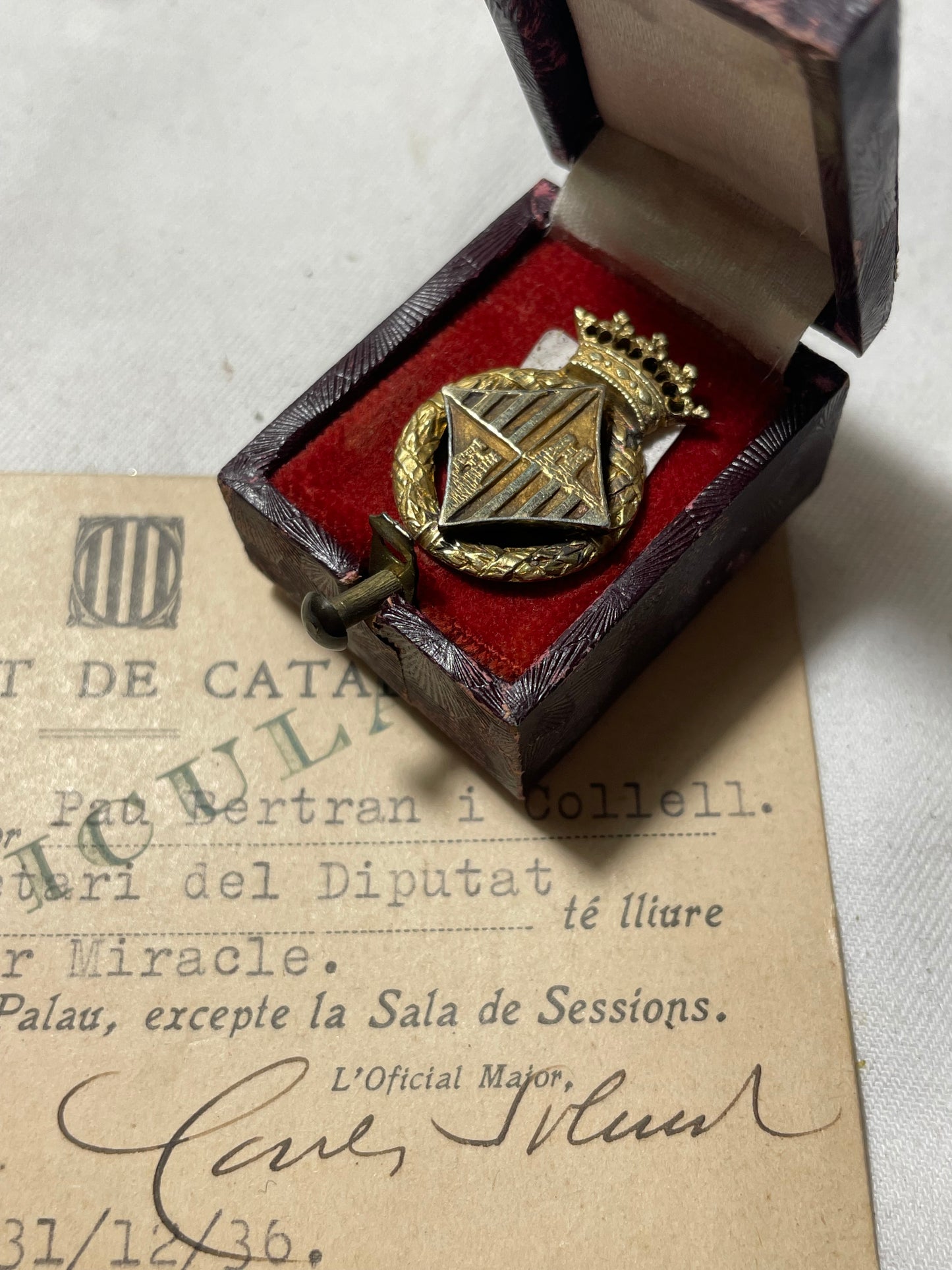 Conjunto Diputado Cataluña Parlamento. II República