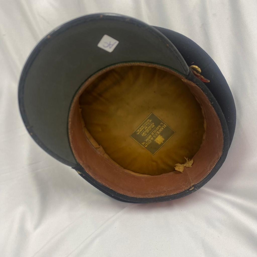 Plattenmütze des britischen Generals.