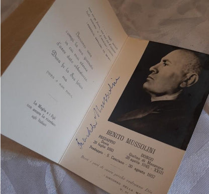 GIFT to the DUCE of the FIRST WORLD VETERANS