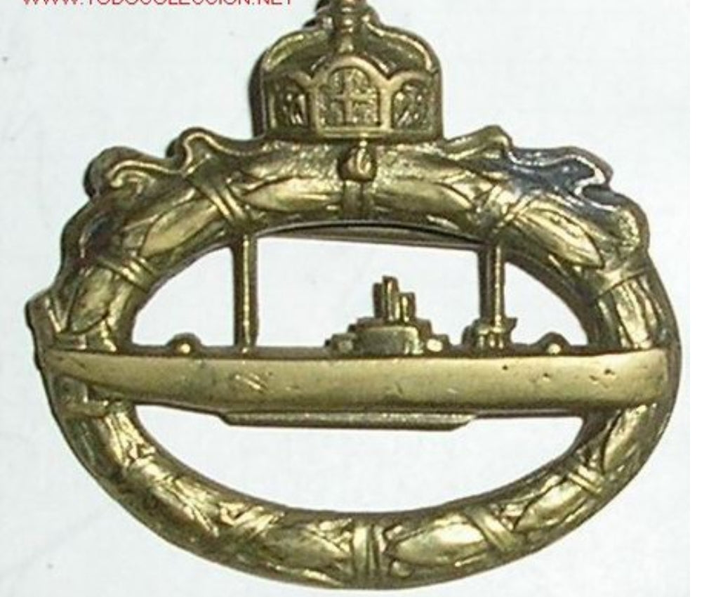 Imperial Submarine insignia. IGM. Schott model. with marking