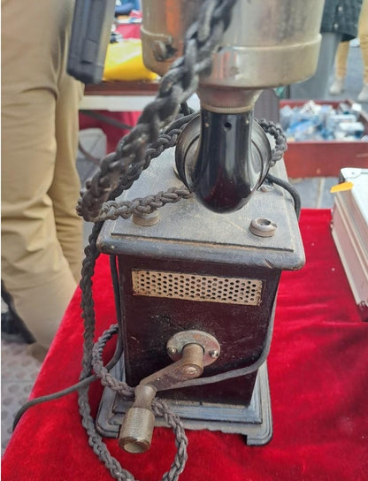 German military telephone with shield