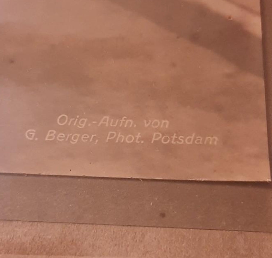 Photograph of Prince William  Heir to Hussar William II with signature