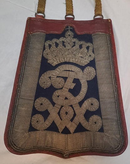 Sabretasche or Prussian sheet holder