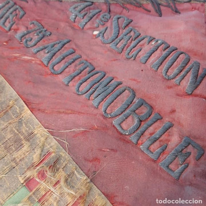 French flag of the 41st automobile section