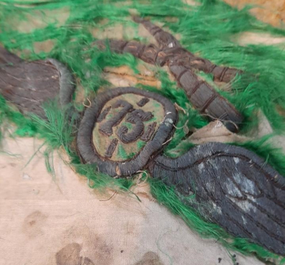 French flag of the 41st automobile section