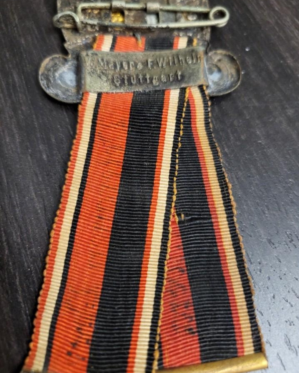 Wriettrmberg War Veteran Badge