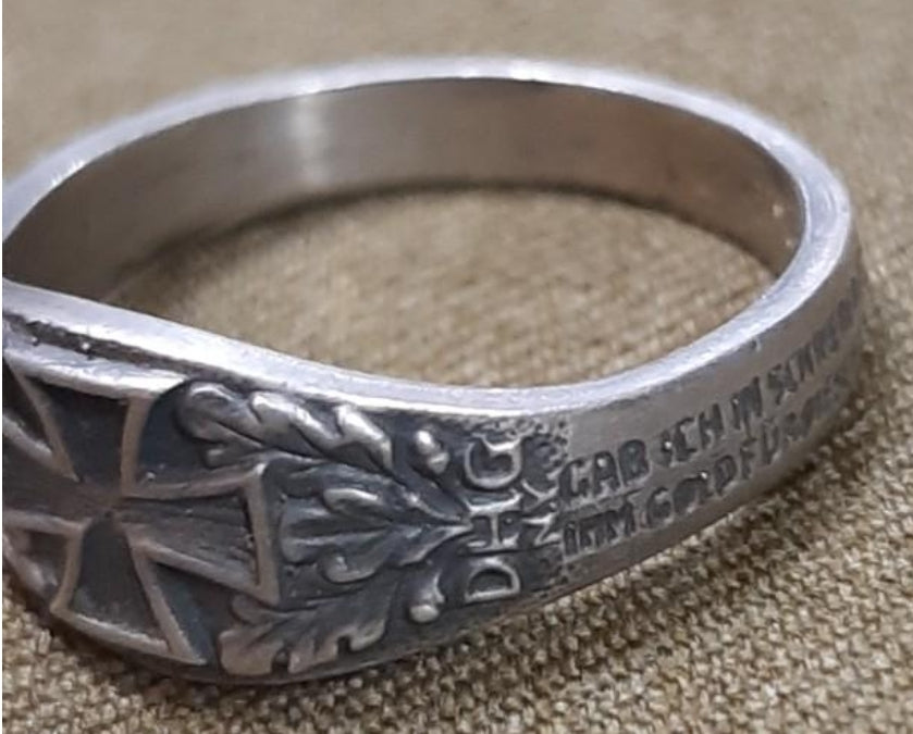 REPRODUCCIÓN del anillo de la Primera Guerra Mundial