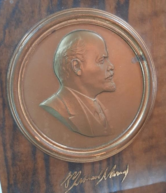 Portrait of LENIN with SIGNATURE