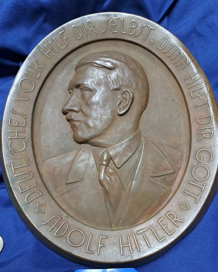 German Hitler Propaganda Plate