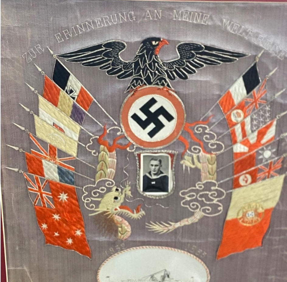 Personal tribute painting 1932 around the world German sailor