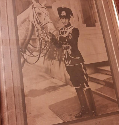 Photograph of Prince William  Heir to Hussar William II with signature