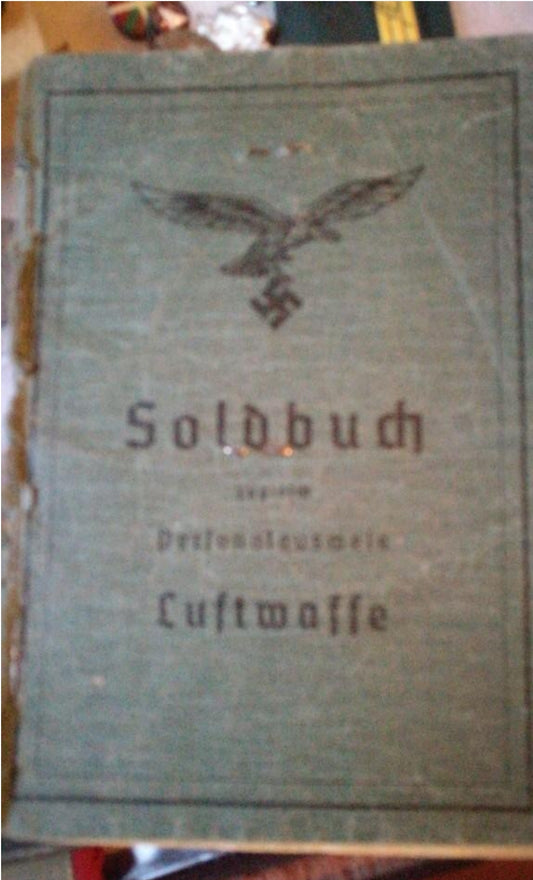 Luftwaffe Pilot Internship Soldbuch
