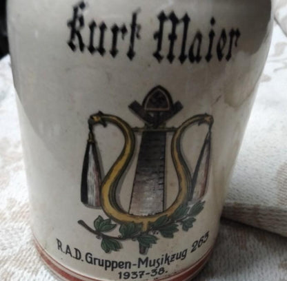 Second war regimental beer mug