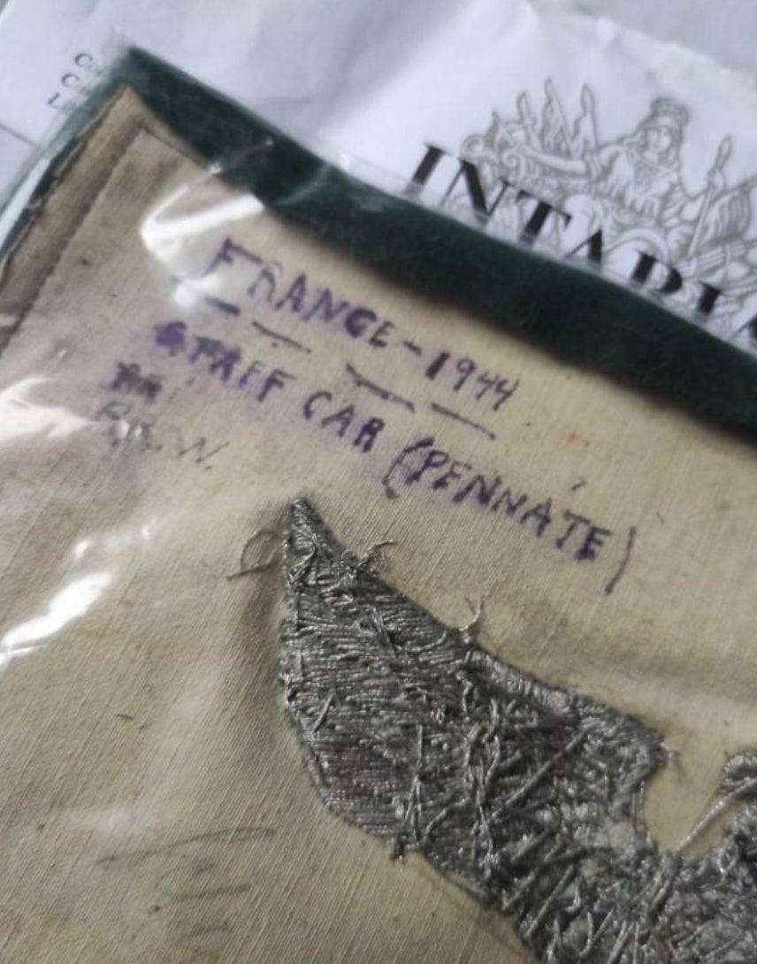 Bandera de vehículo alemán.