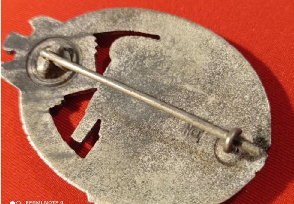 Panzer badge in silver category