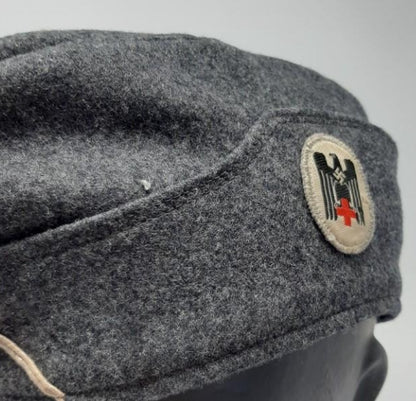 German Red Cross Barracks Cap - WWII